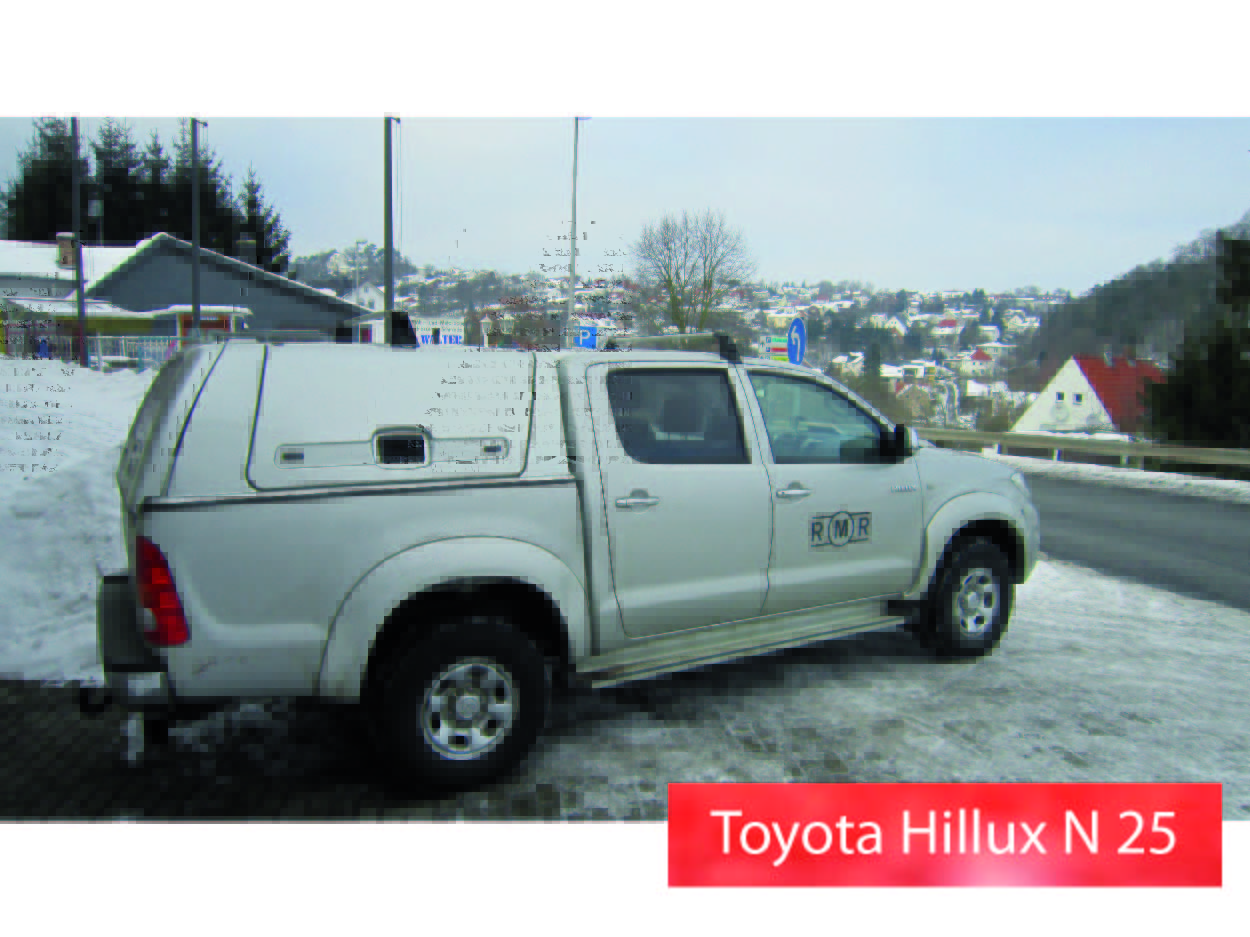 Detailfoto Sitzumbau von ASN für Toyota Hillux