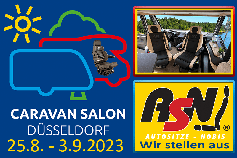 Caravan Salon Düsseldorf vom 26.8.2023 - 3.9.2023.