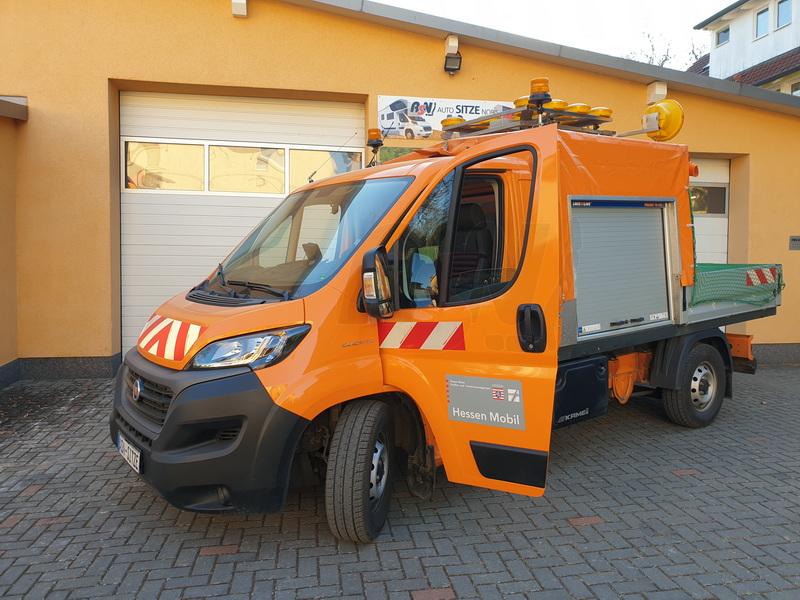 "ASN Gesundheitssitz Ergoform" mit mechanischer Federung für Hessen Mobil Typ Fiat Ducato 250