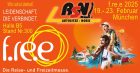 Reise und Freizeitmesse F.RE.E vom 19.2.-23.2.2025 in München