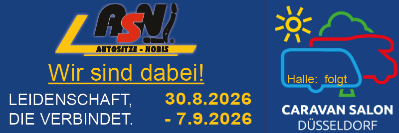 Werbebanner Caravan Düsseldorf 2026