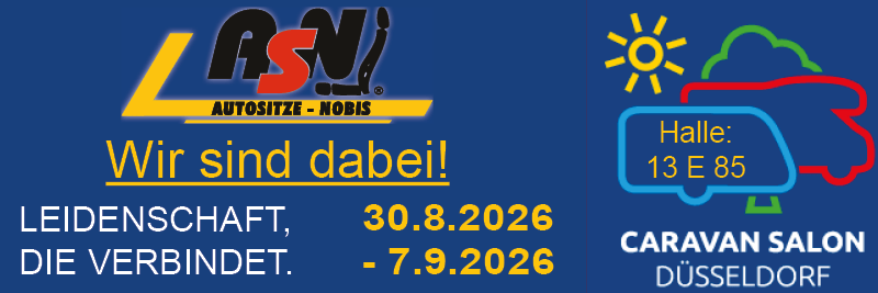 Werbebanner Caravan Düsseldorf 2026